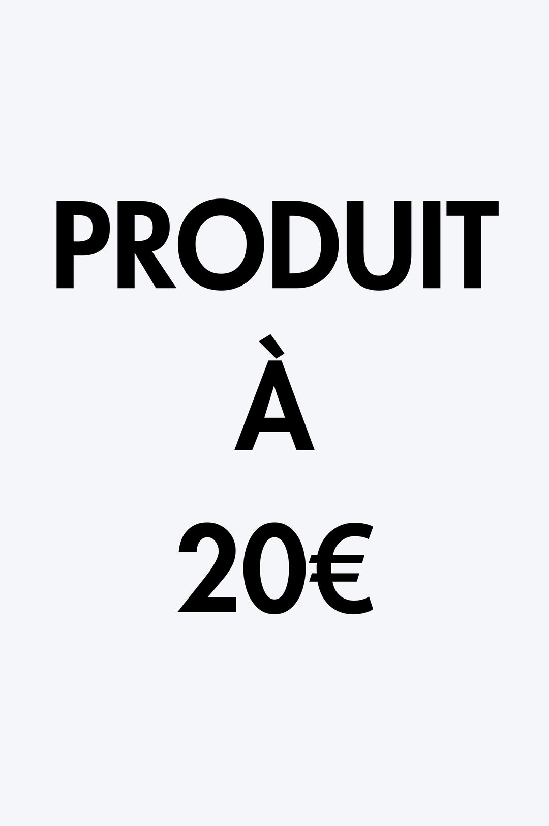 Produit à 20€