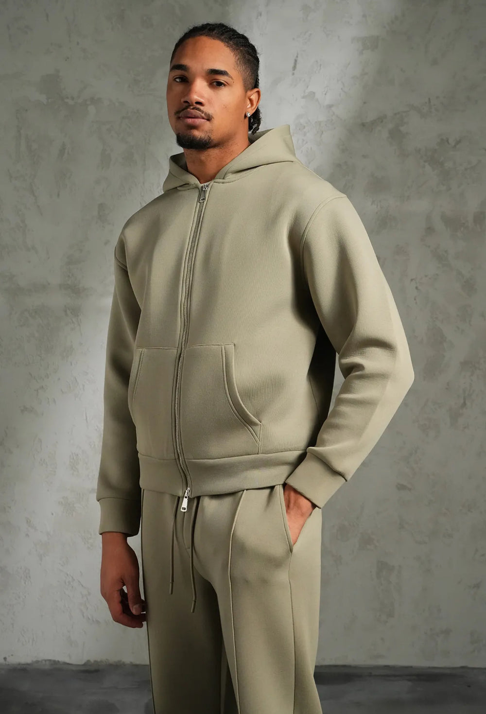 Ensemble Chill Zippé - VERT