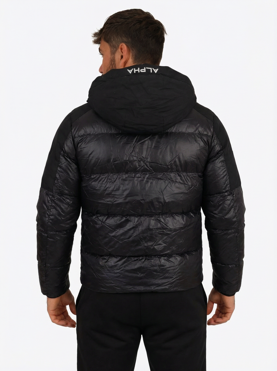 Doudoune Homme Hiver Noire Alpha