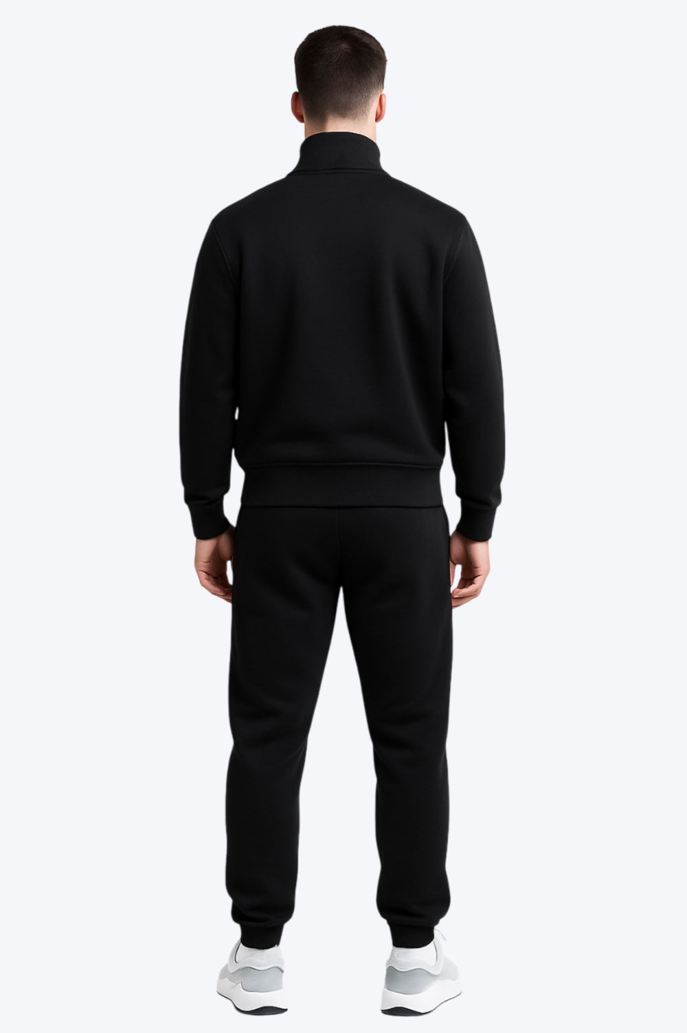 Ensemble Sportwear Zippé Homme - Noir