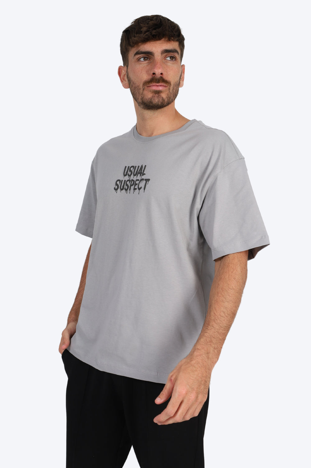 T-SHIRT USUAL SUSPECT - GRIS