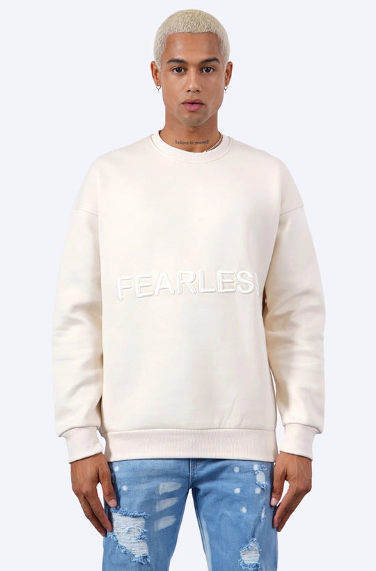 SWEAT FEARLESS BLANC