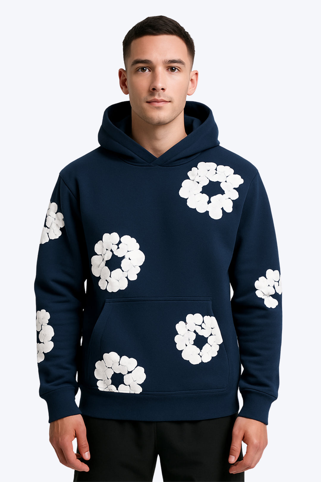 Hoodie Floral Homme – Collection ALPHA