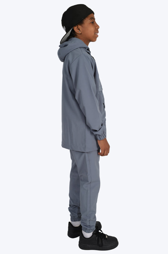 SURVÊTEMENT ALPHA ENFANT VESTE ET PANTALON - GRIS ANTHRACITE