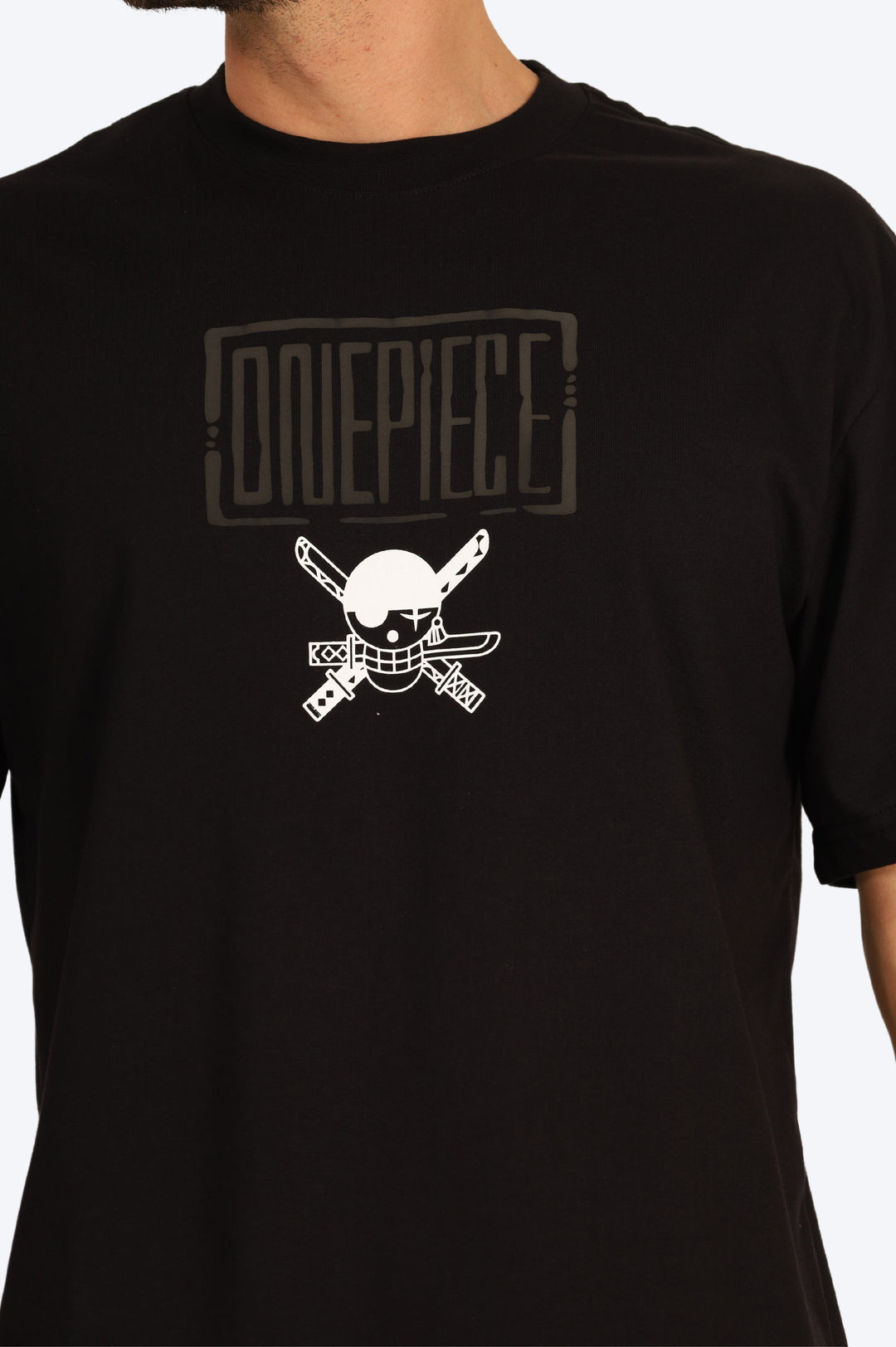 T-SHIRT ONE PIECE - NOIR