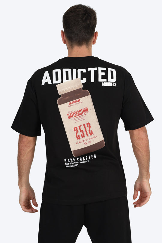 T-SHIRT ADDICTED - NOIR