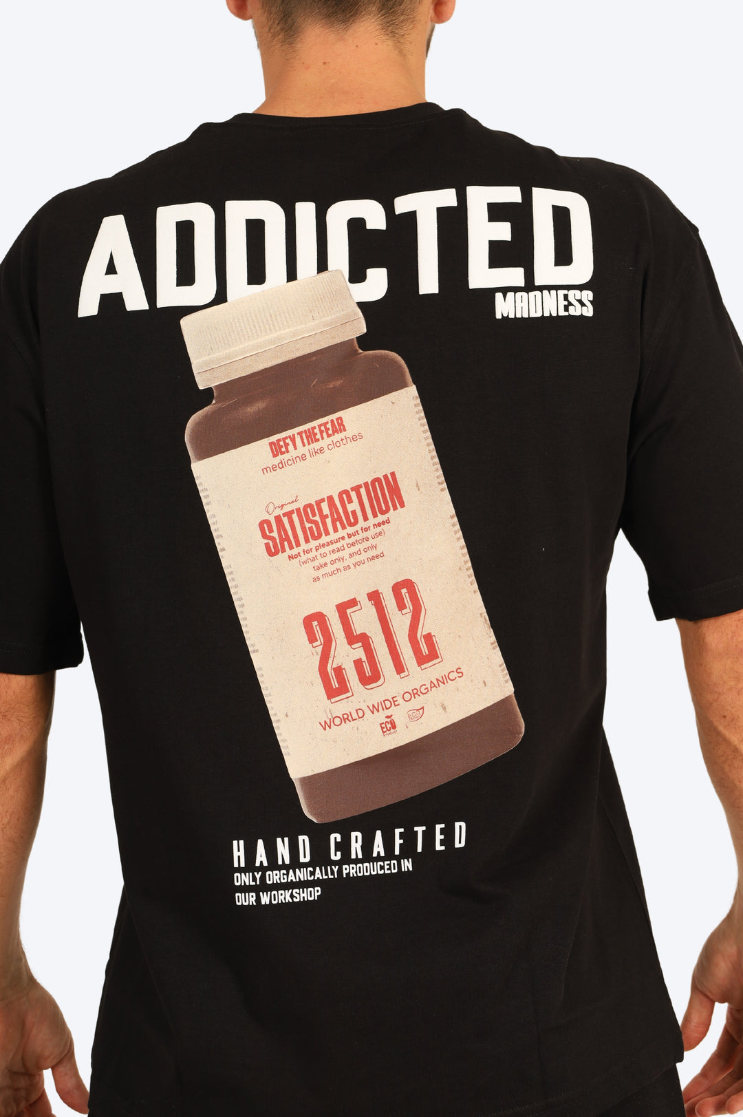 T-SHIRT ADDICTED - NOIR