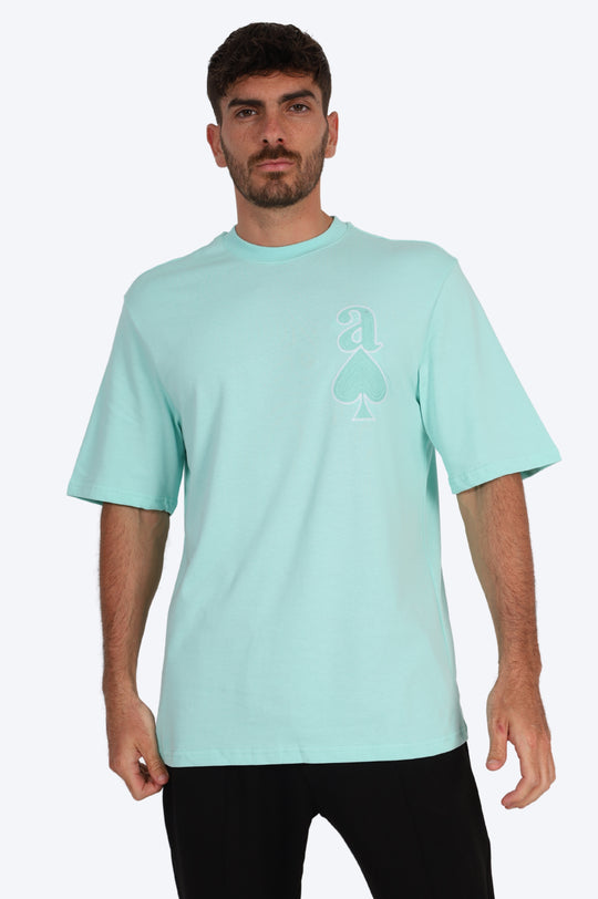 T-SHIRT "AS" - TURQUOISE