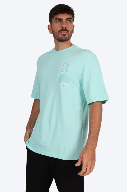 T-SHIRT "AS" - TURQUOISE