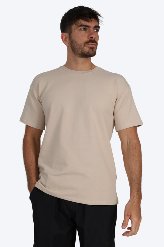 T-SHIRT SIMPLE - BEIGE