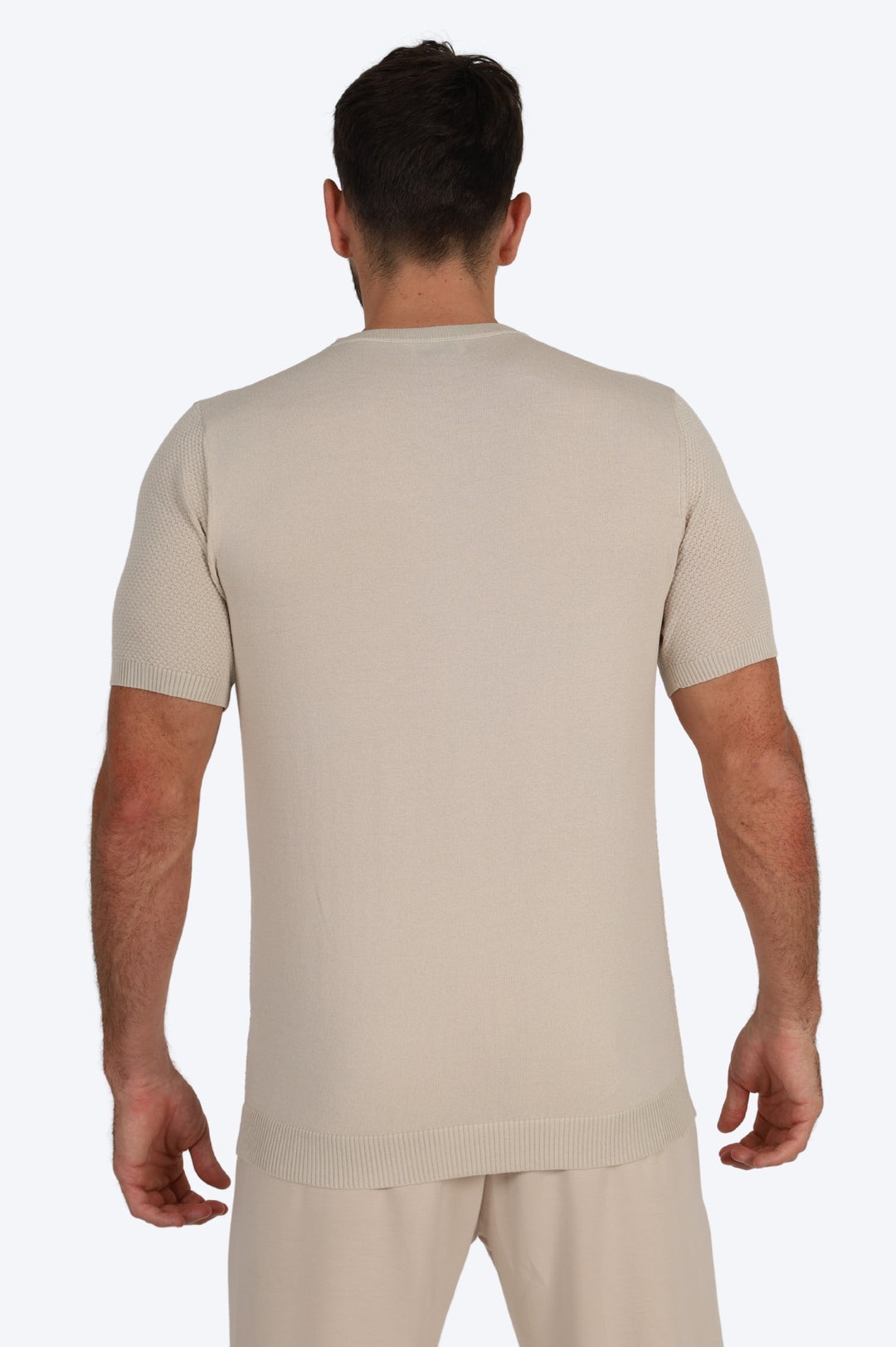 T-SHIRT AÉRÉ - BEIGE