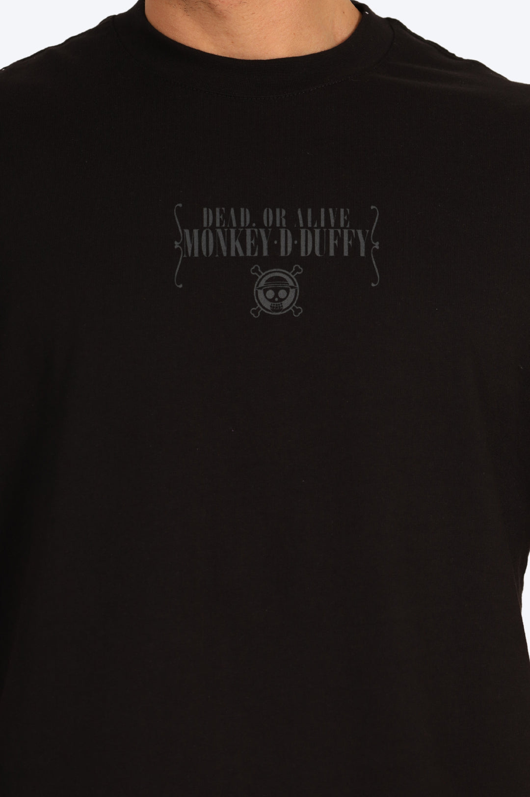 T-SHIRT MONKEY D LUFFY - NOIR