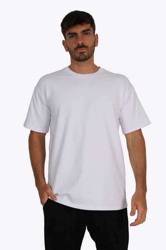 T-SHIRT SIMPLE - BLANC