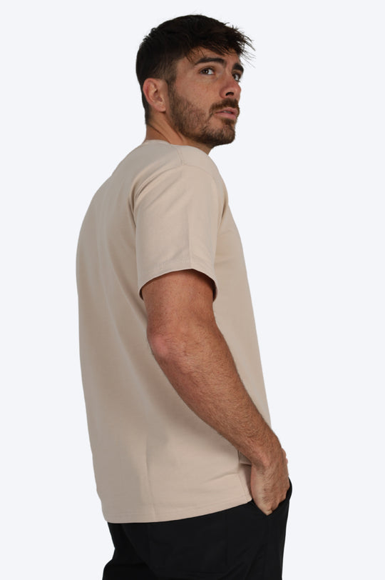 T-SHIRT SIMPLE - BEIGE