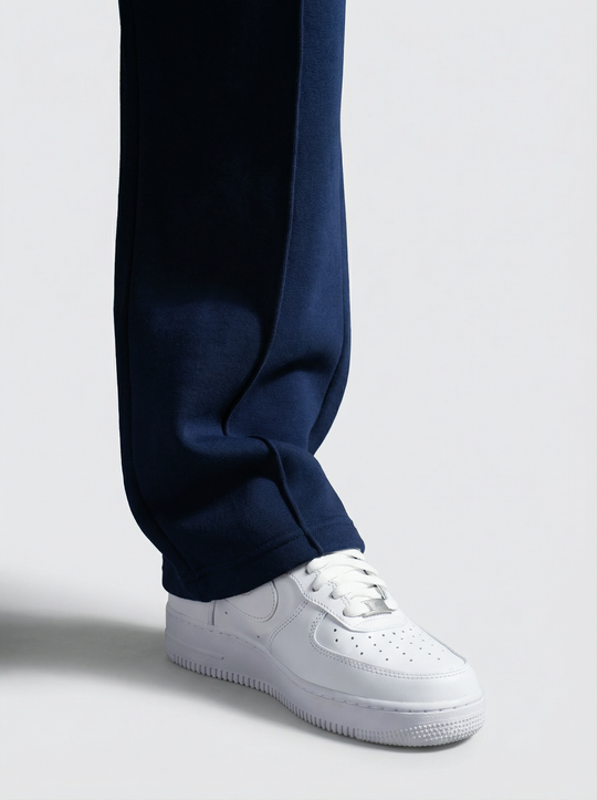 Ensemble Survêtement Homme Col Zippé - Bleu Marine