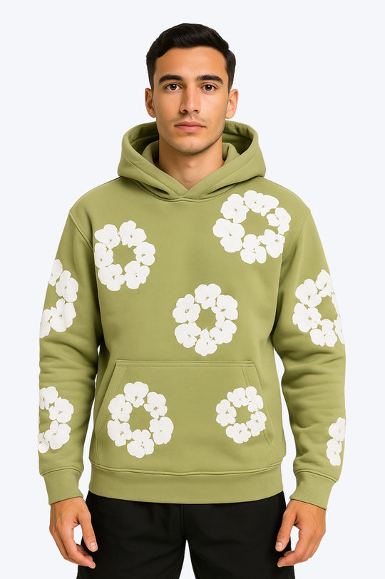 Hoodie Floral Homme – Collection ALPHA
