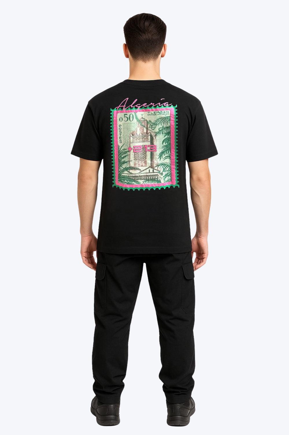 T-shirt Algérie - Timbre Vintage
