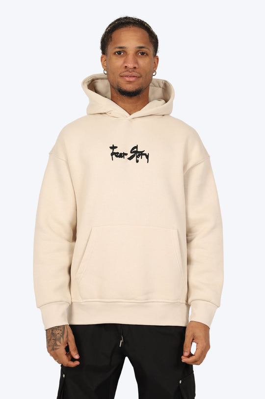 HOODIE "SCREAM MONSTER" - BEIGE