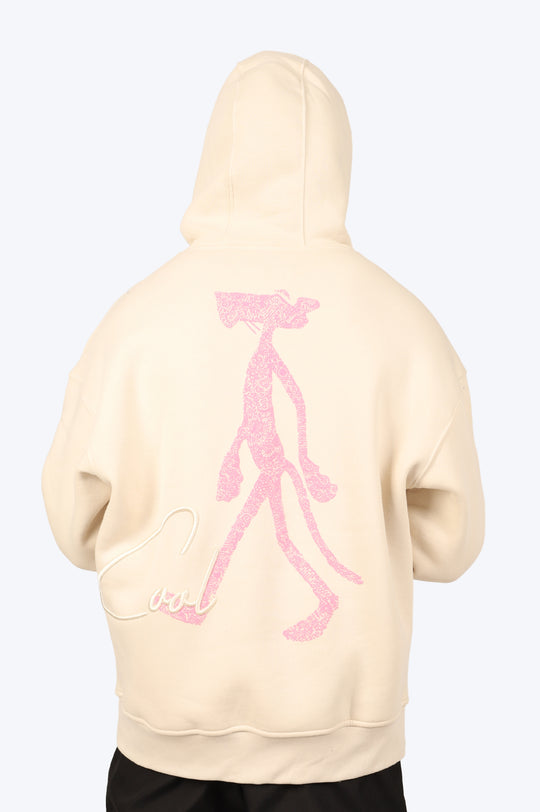 HOODIE "PANTHÈRE GRAFFITI" - BEIGE