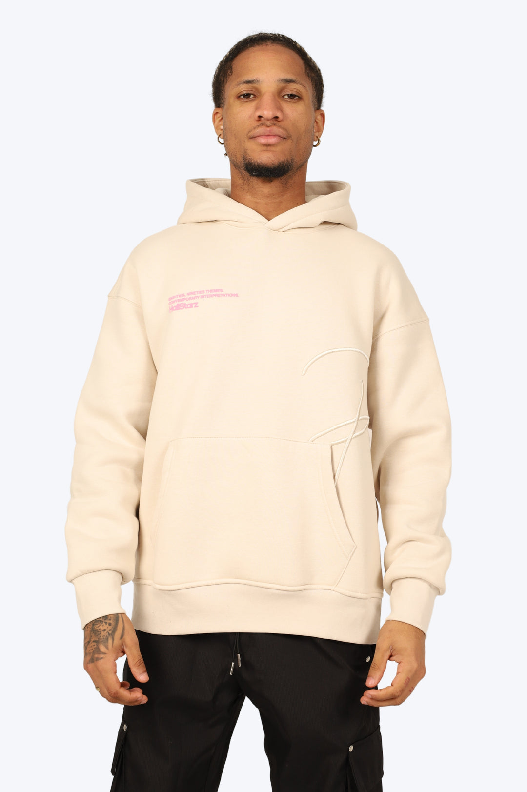 HOODIE "PANTHÈRE GRAFFITI" - BEIGE