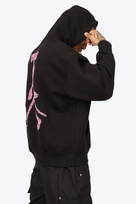 HOODIE "PANTHÈRE GRAFFITI" - NOIR