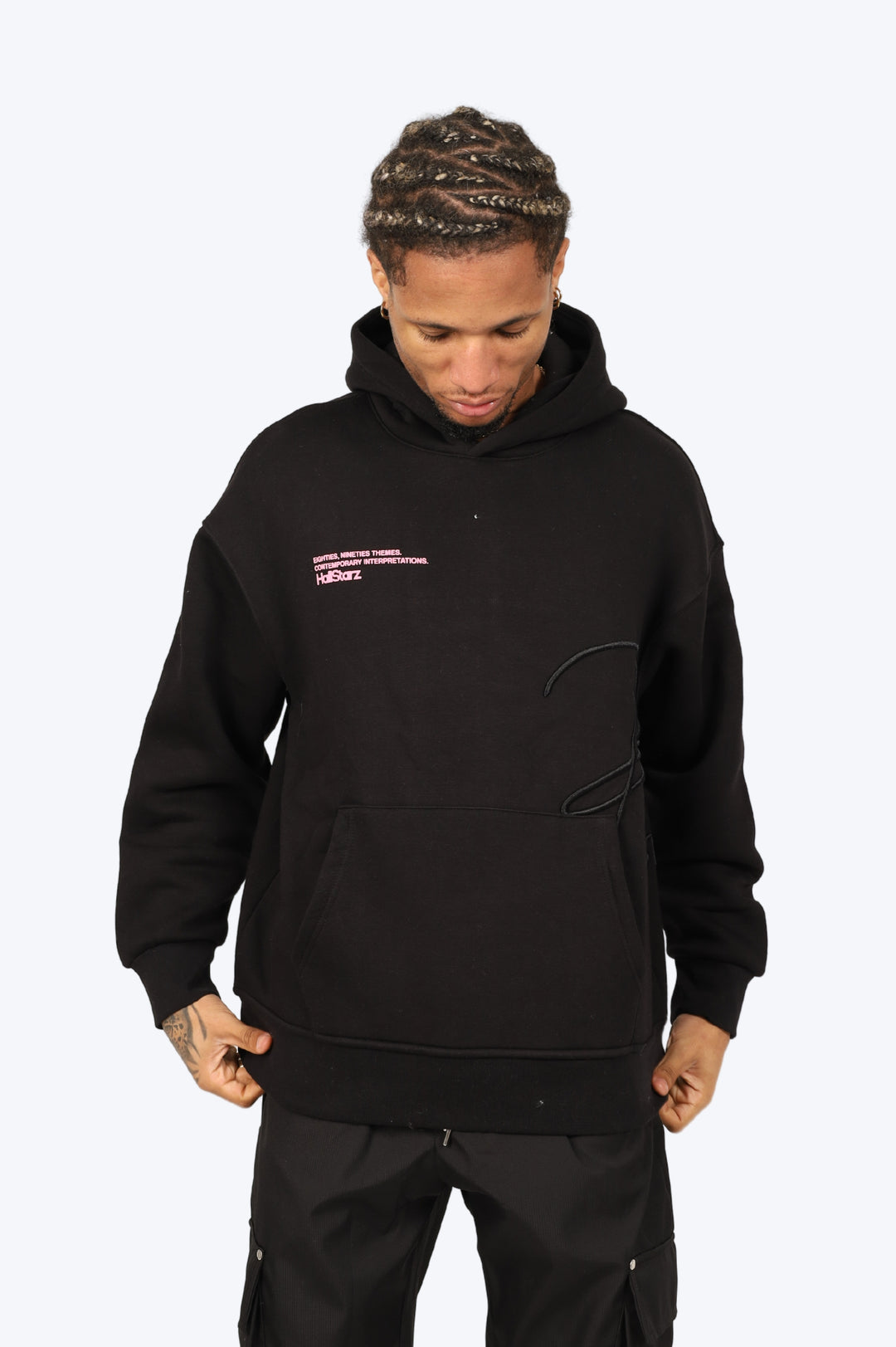 HOODIE "PANTHÈRE GRAFFITI" - NOIR