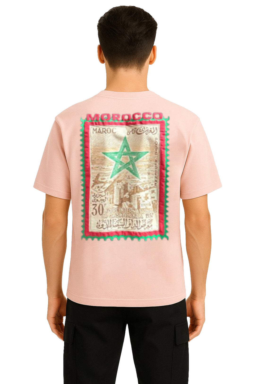 T-shirt Timbre Marocain – Édition Culture & Style