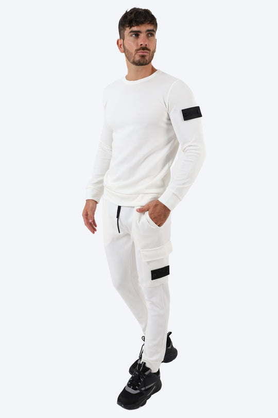 ENSEMBLE STREETWEAR ALPHA - BLANC