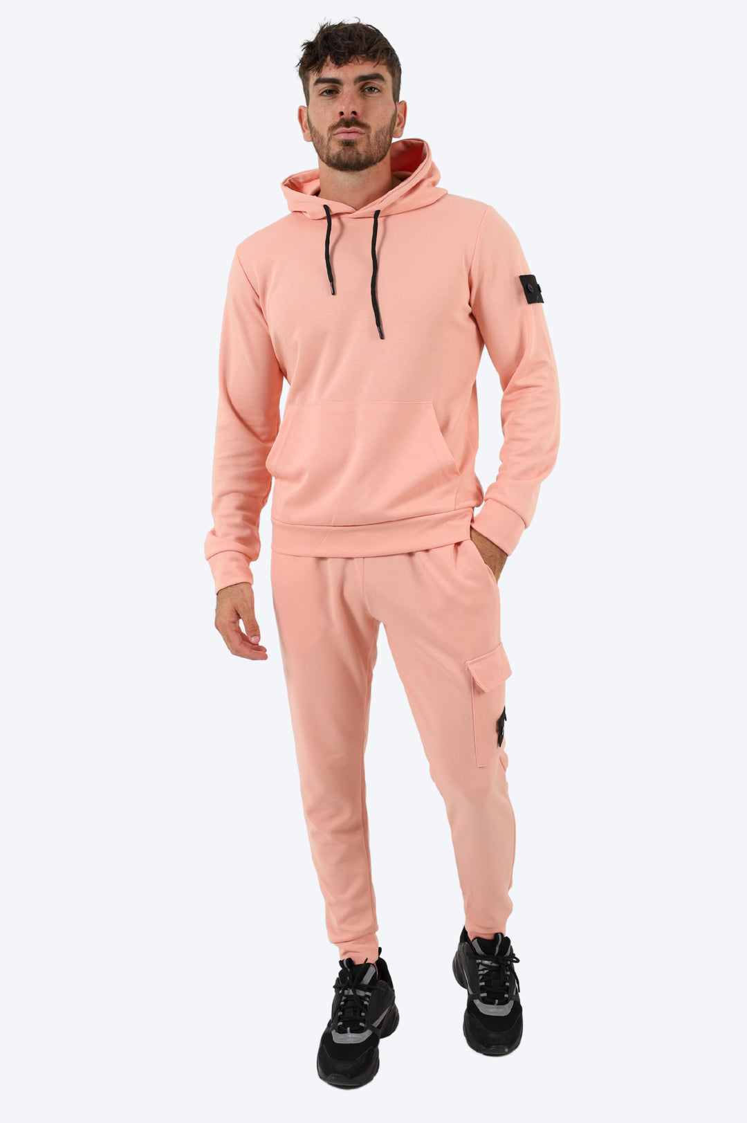 ENSEMBLE STREETWEAR CAPUCHE ALPHA - SAUMON