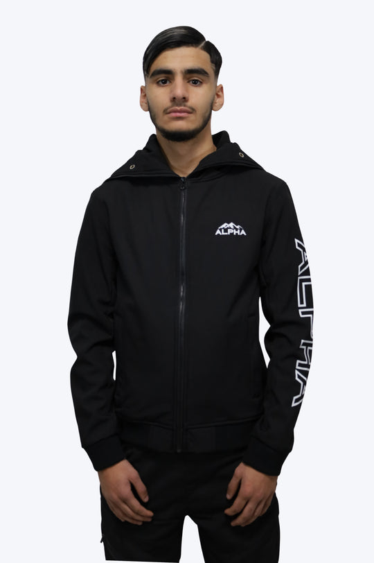 Veste Softshell "ALPHA MOUNTAIN" – Édition Masque Intégré