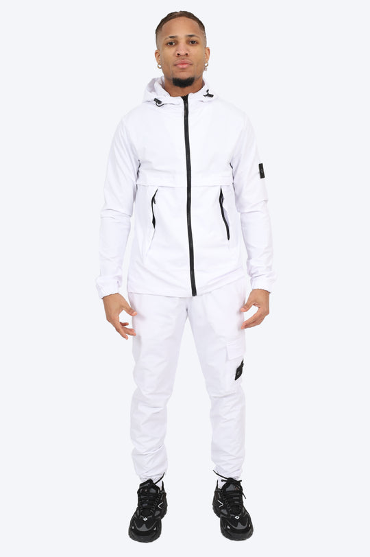 SURVÊTEMENT ALPHA VESTE ET PANTALON - BLANC