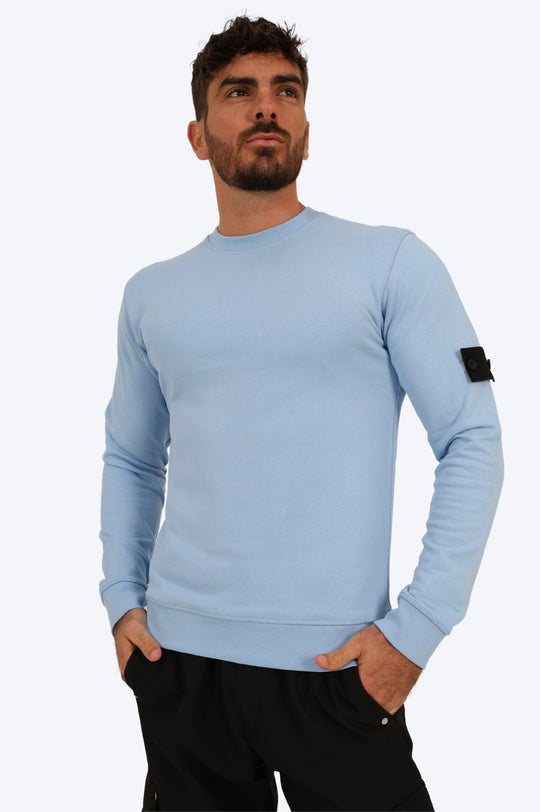 PULLOVER ALPHA URBAN-COMFORT - BLEU CIEL