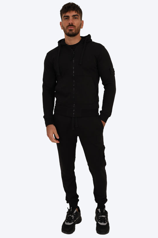 ENSEMBLE SPORTIF ALPHA 100% COTON - NOIR