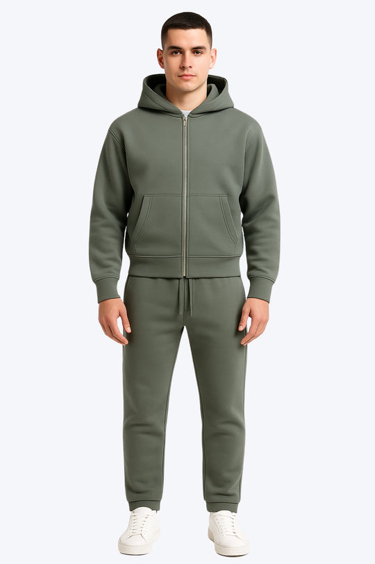Ensemble Chill Veste Zippé - GRIS FONCÉ