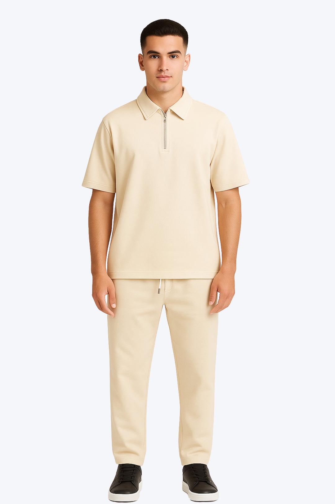 Ensemble Polo Zippé Homme