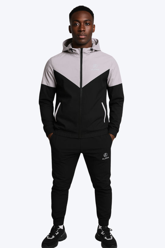 SURVÊTEMENT ALPHA - NOIR/GRIS