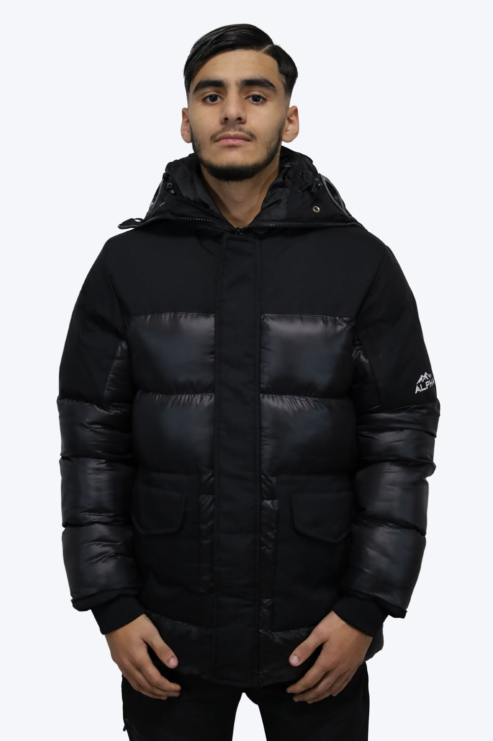 Doudoune Longue ALPHA Homme – Capuche Masque Intégré