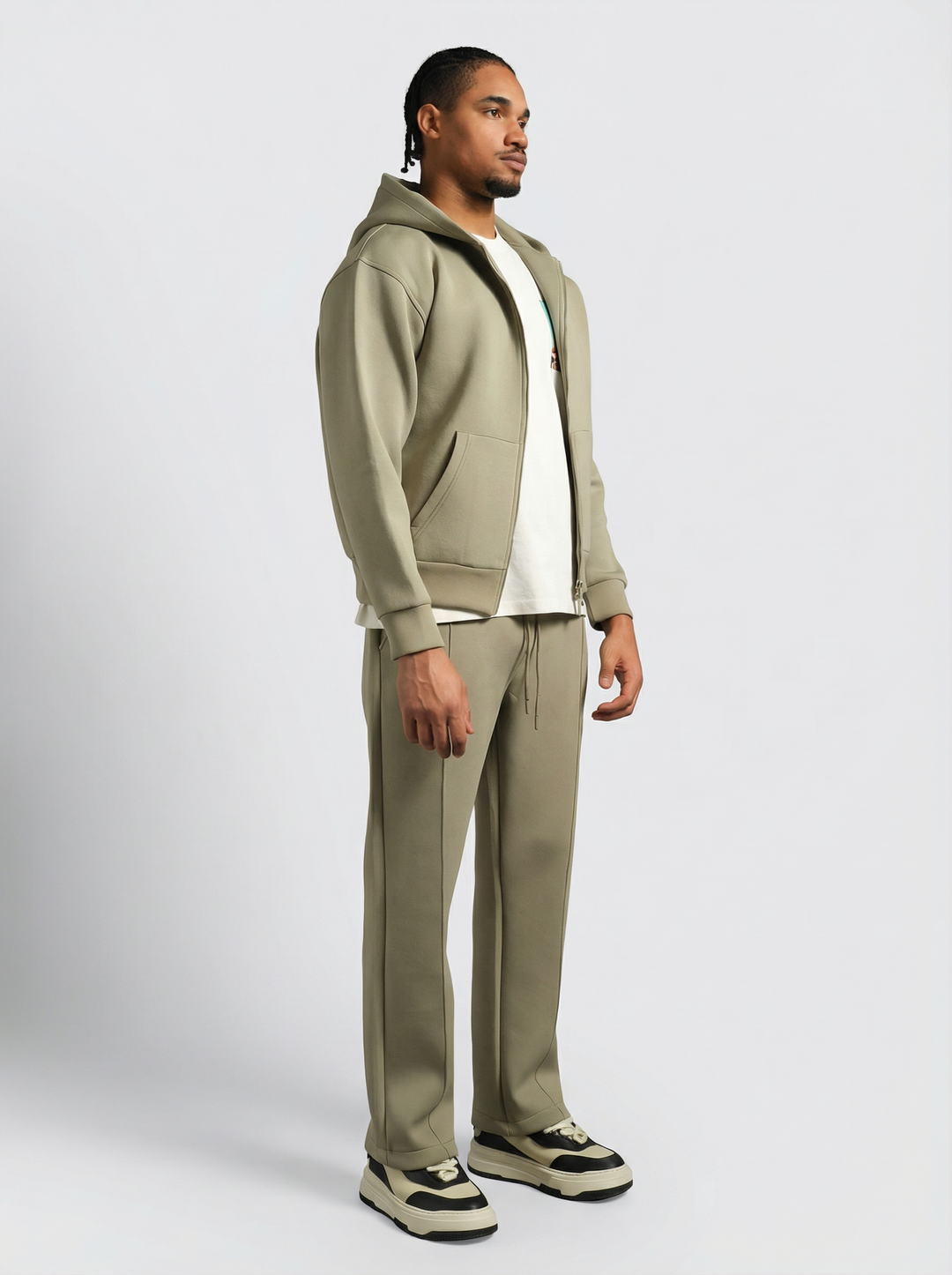 Ensemble Chill Zippé - VERT