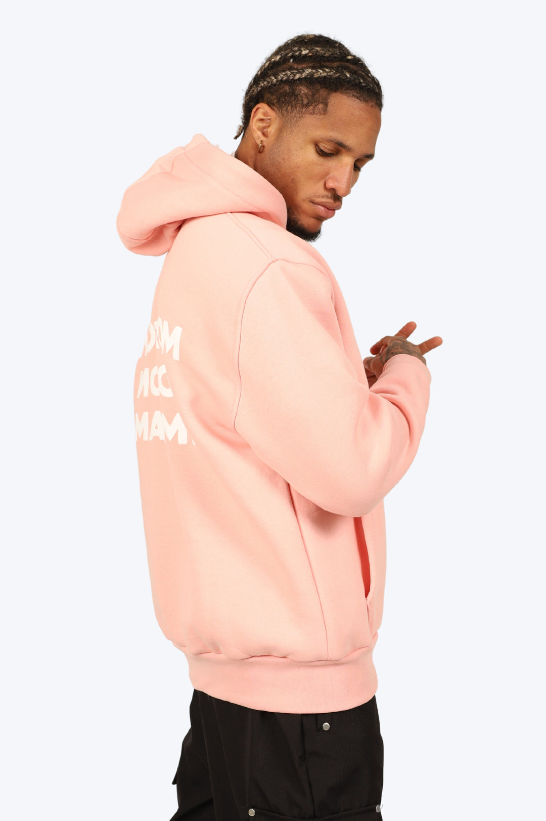 HOODIE "NOT FROM MONACO" ROSE