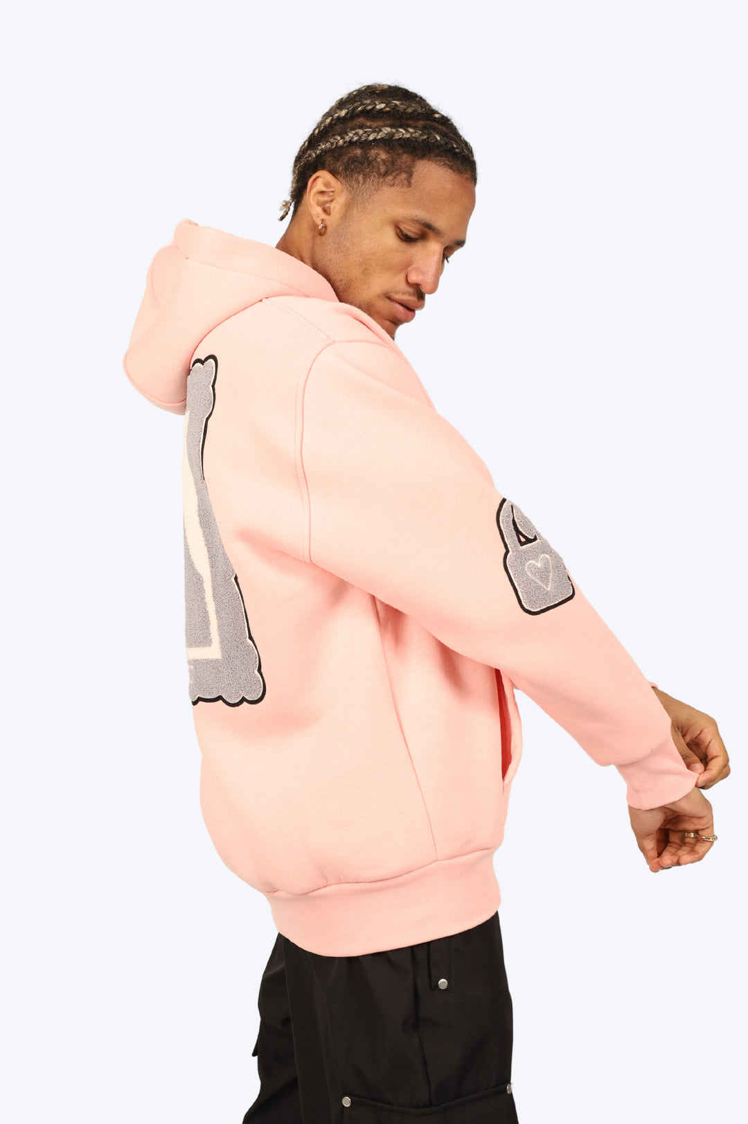 HOODIE "PARIS ICONIC" - ROSE