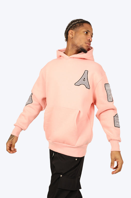 HOODIE "PARIS ICONIC" - ROSE