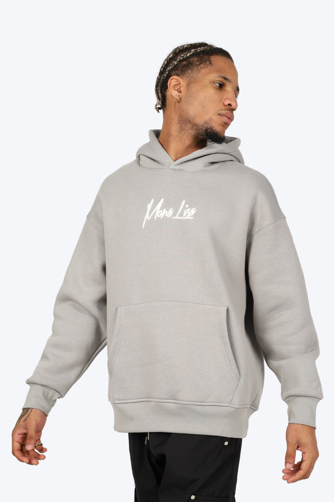 HOODIE "MONA PIXEL" - GRIS