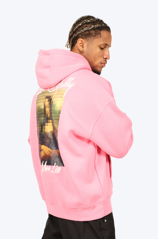 HOODIE "MONA PIXEL" - ROSE