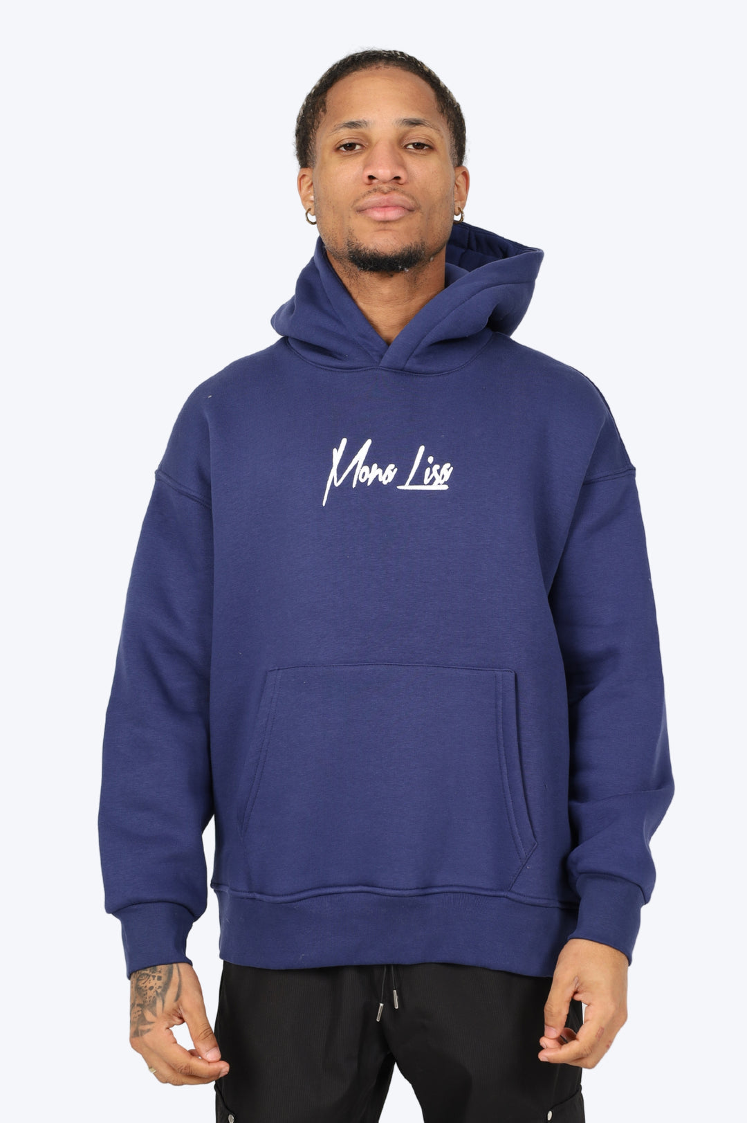 HOODIE "MONA PIXEL" - BLEU