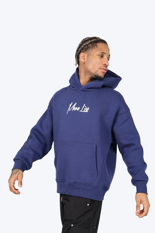 HOODIE "MONA PIXEL" - BLEU