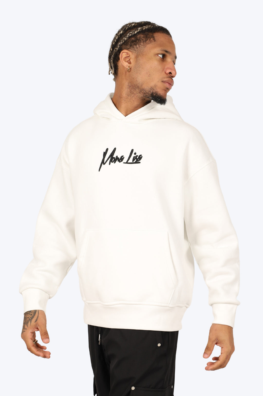 HOODIE "MONA PIXEL" - BLANC