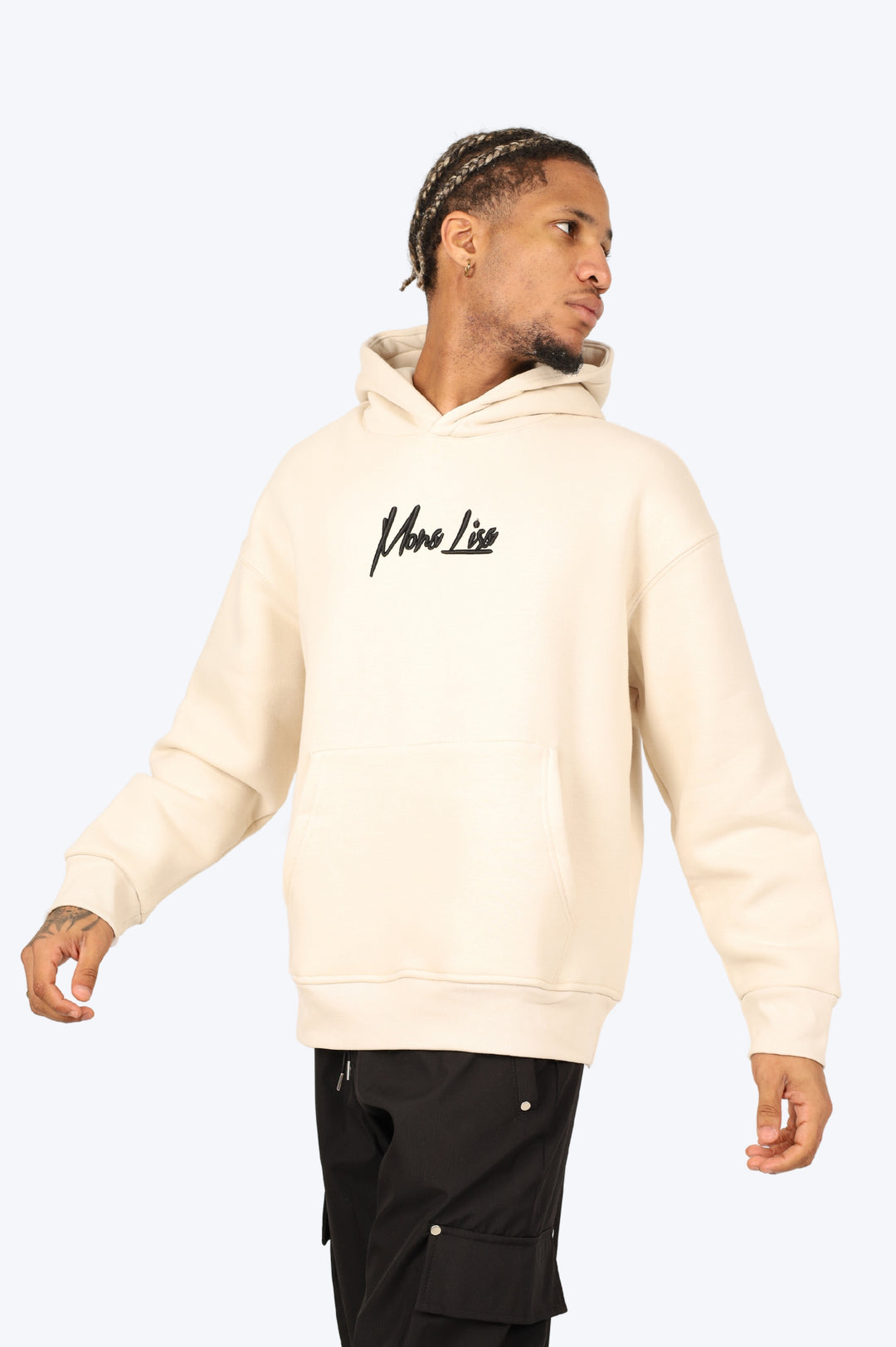 HOODIE "MONA PIXEL" - BEIGE