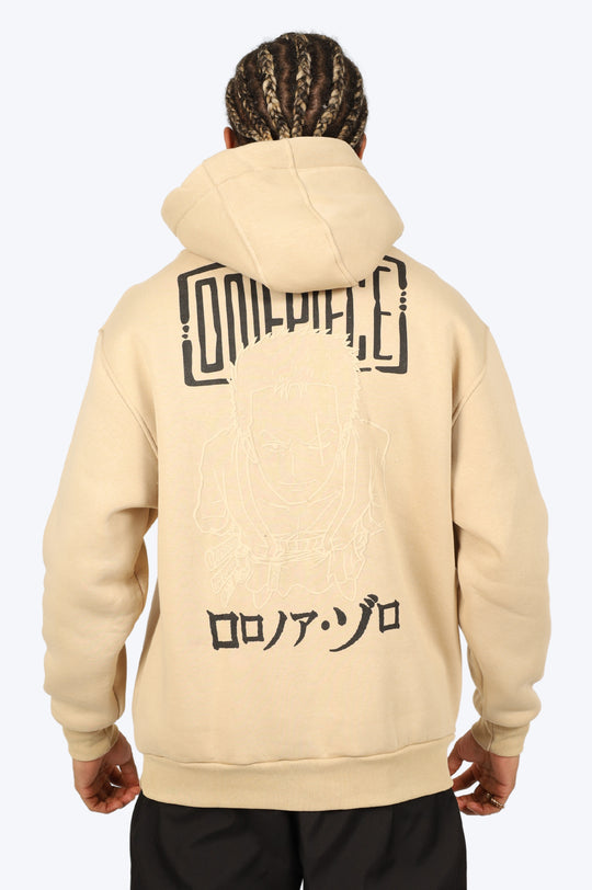 HOODIE "ZORO LEGEND" - BEIGE