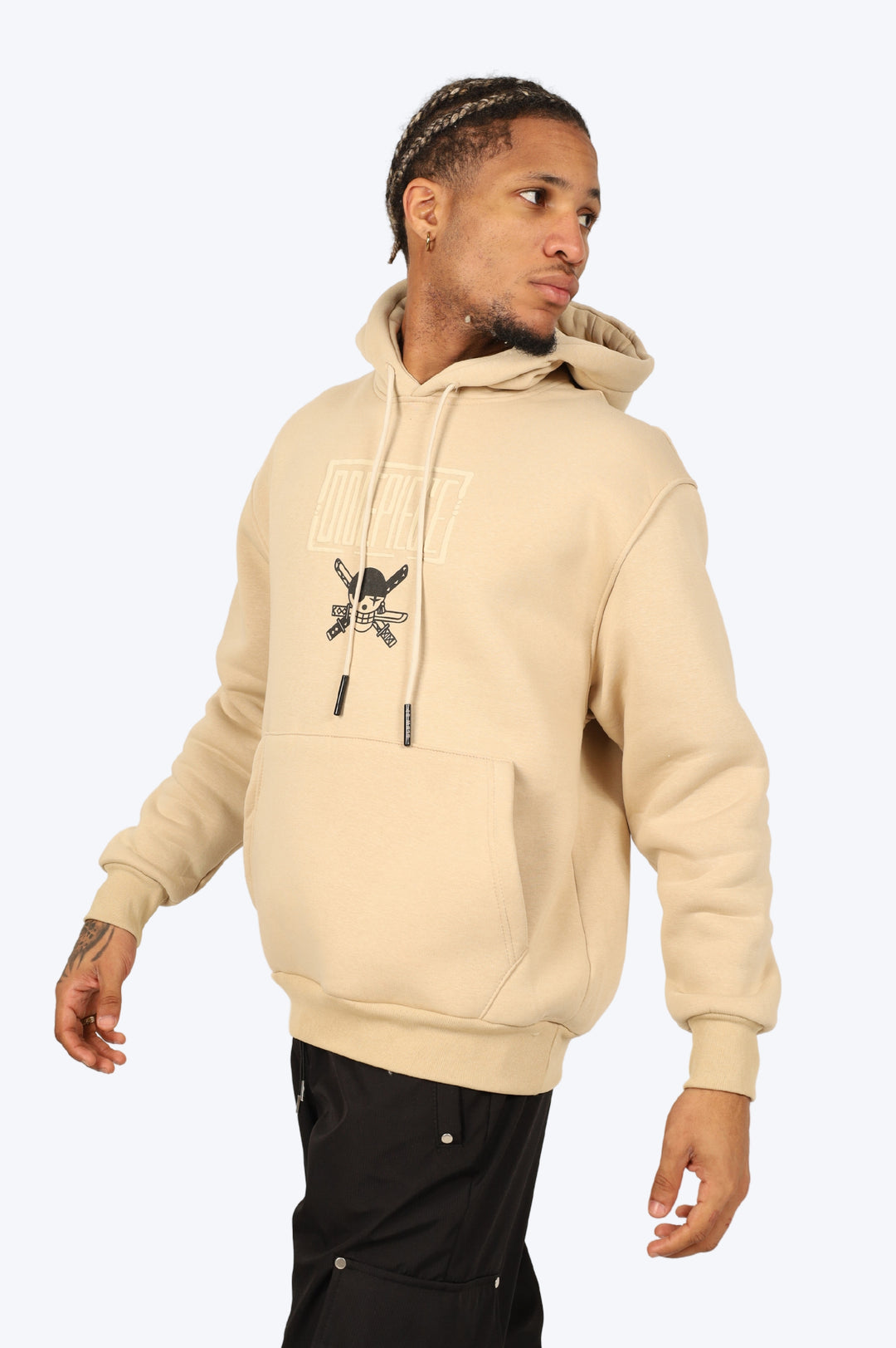 HOODIE "ZORO LEGEND" - BEIGE