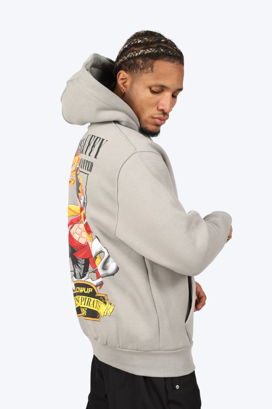 HOODIE "KING OF PIRATES" - GRIS